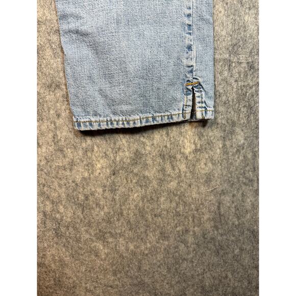 Lucky Brand Dungaree American Made Size 4/27 Mid Rise Light Wash Straight Jeans - Picture 2 of 9